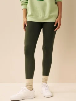 Next Khaki Green Full Length Leggings^Women Leggings & Sweatpants