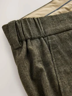 Next Regular Fit Smart Brushed Cotton Trousers^ Pants & Chinos