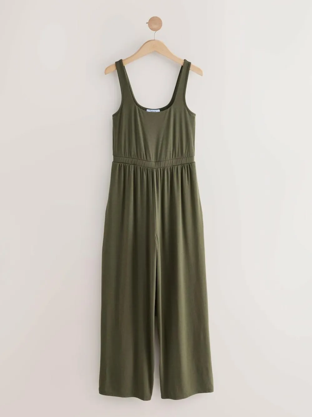Online Next Jersey Jumpsuit Khaki Green