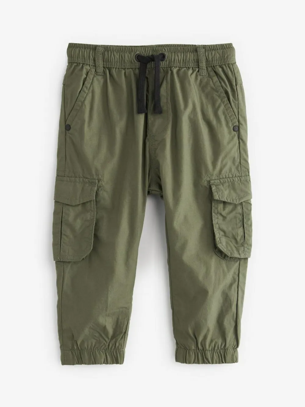 Next Lined Cargo Trousers (3mths-7yrs) Khaki Green