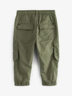 Next Lined Cargo Trousers (3mths-7yrs) Khaki Green