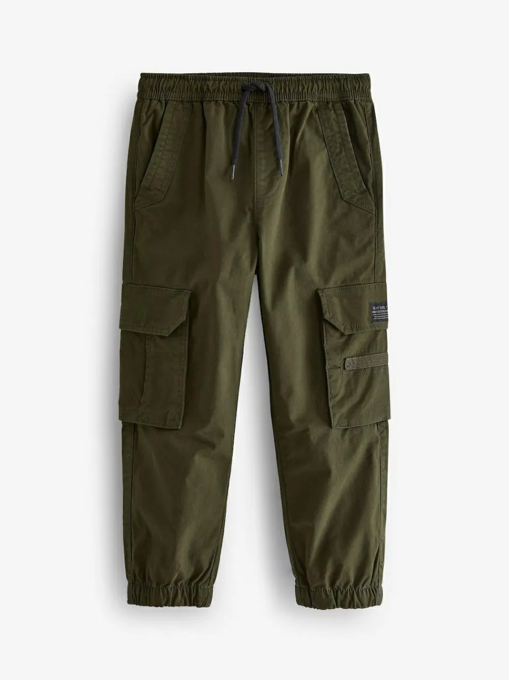 Next Khaki Green Loose Fit Cargo Trousers (3-16yrs)