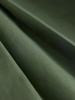 Hot Next Pleated Midi Skirt Khaki Green