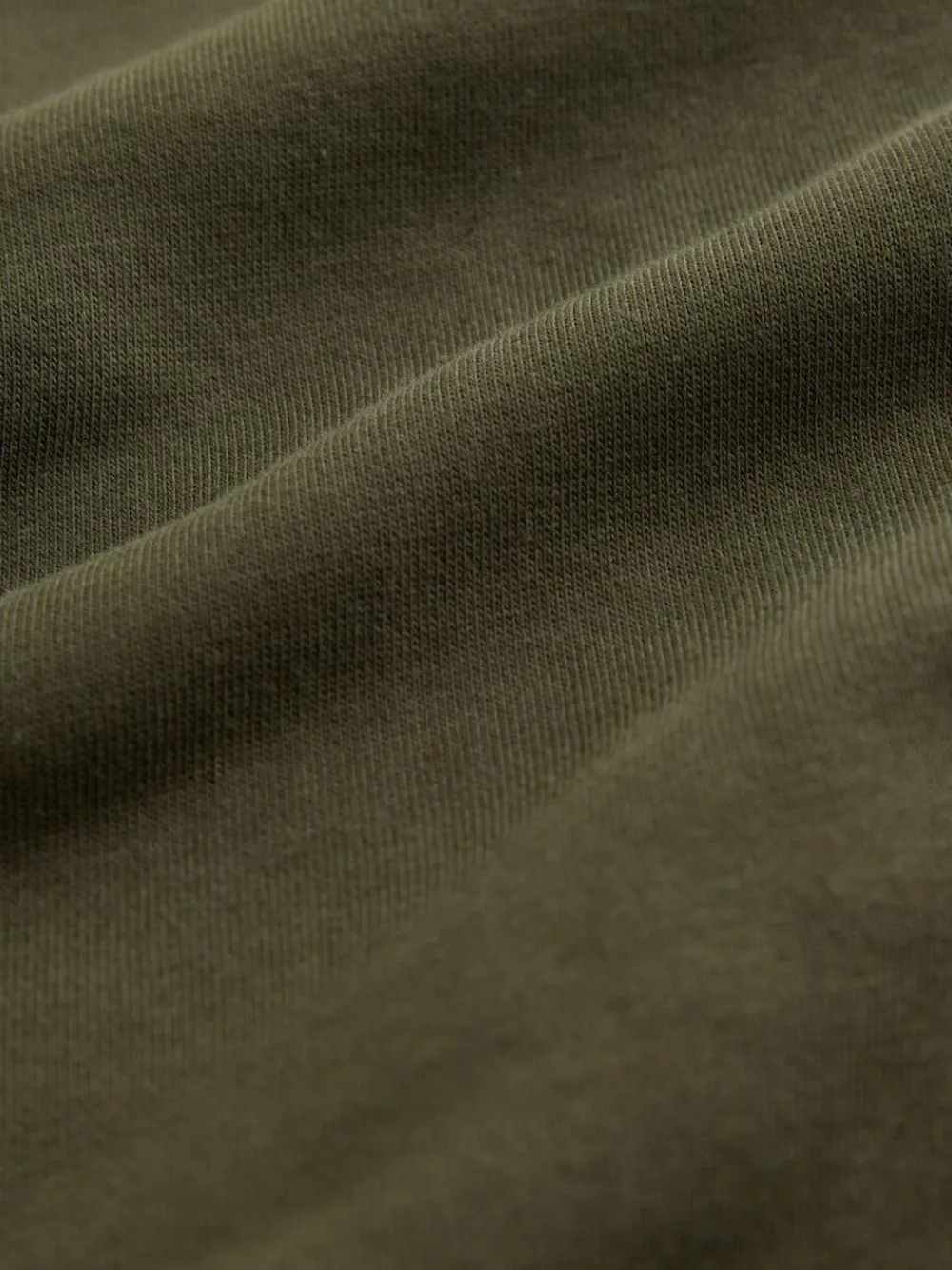 Next Khaki Green Regular Fit Heavyweight Cotton Rich Crew Neck Sweatshirt^ Sweatshirts & Hoodies|Sweatshirts & Hoodies