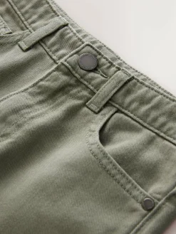 Next Khaki Green Regular Fit Stretch Jeans (3-17yrs)^BOY Jeans|Jeans