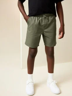 Next Khaki Green Regular Fit Shorts (3-16yrs)^BOY Shorts