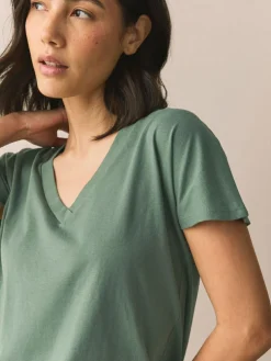 Outlet Next Short Sleeve Pyjamas Khaki Green