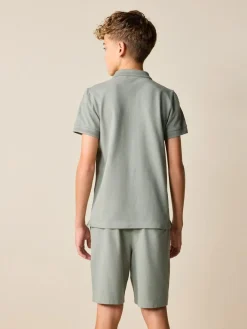 Next Short Sleeve Polo Shirt and Shorts Set (3-16yrs)^BOY Sets & Outfits|Sweatshirts & Hoodies