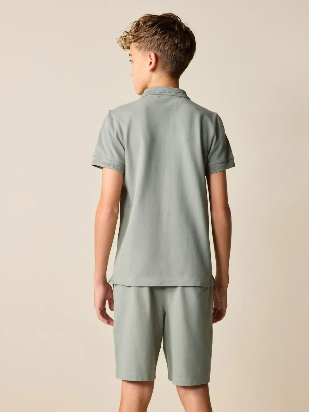 Next Short Sleeve Polo Shirt and Shorts Set (3-16yrs)^BOY Sets & Outfits|Sweatshirts & Hoodies