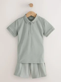 Next Short Sleeve Polo Shirt and Shorts Set (3-16yrs)^BOY Sets & Outfits|Sweatshirts & Hoodies