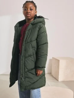 Next Shower Resistant Faux Fur Lined Hooded Padded Coat (3-16yrs)^ Jackets & Coats|Snowsuits & Coats