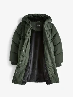 Next Shower Resistant Faux Fur Lined Hooded Padded Coat (3-16yrs)^ Jackets & Coats|Snowsuits & Coats