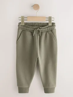 Hot Next Khaki Green Slim Fit Soft Touch Jersey Joggers (3mths-7yrs)
