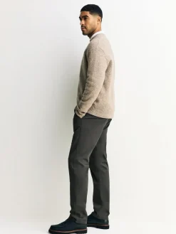New Next Khaki Green Slim Fit Stretch Chinos Trousers