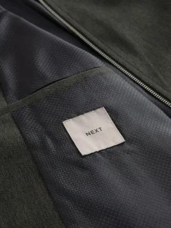 Next Khaki Green Smart Bomber Jacket^ Blazers & Formal Jackets