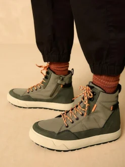 Next Standard Fit (F) Warm Lined High Top Boots^BOY Boots|Boots