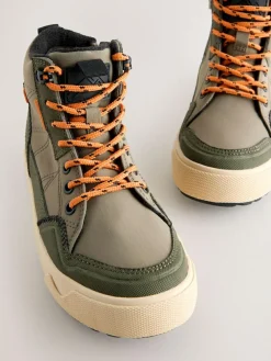 Next Standard Fit (F) Warm Lined High Top Boots^BOY Boots|Boots