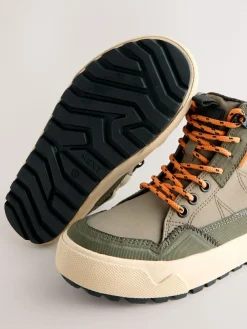 Next Standard Fit (F) Warm Lined High Top Boots^BOY Boots|Boots