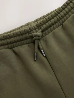 Sale Next Khaki Green Straight Fit Relaxed Fit Brushback Heavyweight Joggers