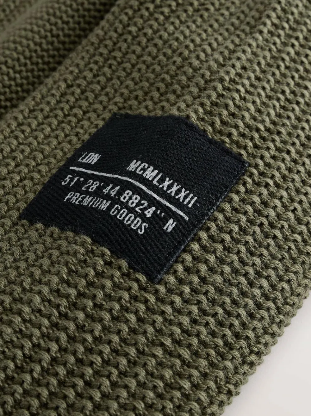 Discount Next Khaki Green Utility Knitted Crew Neck Jumper (3-16yrs)