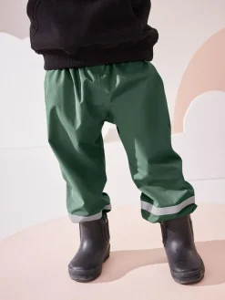 Outlet Next Waterproof Trousers (9mths-10yrs) Khaki Green