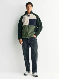 Next Colourblock Zip Through Funnel Fleece^ Sweatshirts & Hoodies|Sweatshirts & Hoodies