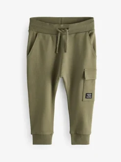 Next Khaki Green/Grey/Black Super Skinny Utility Joggers 3 Pack (3mths-7yrs)^BOY Multipacks|Jeans & Joggers