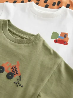 Next Short Sleeve T-Shirts & Joggers Set 3 Pack (3mths-7yrs)^BOY Multipacks|Tops