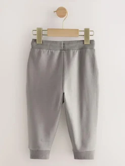 Outlet Next Regular Fit Joggers 5 Pack (3mths-7yrs) Khaki/Grey/Blue