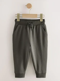 Outlet Next Regular Fit Joggers 5 Pack (3mths-7yrs) Khaki/Grey/Blue