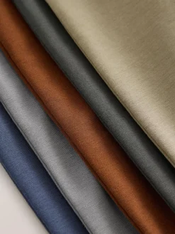 Outlet Next Regular Fit Joggers 5 Pack (3mths-7yrs) Khaki/Grey/Blue