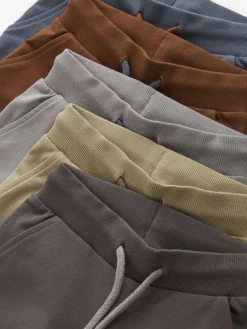 Next Khaki/Grey/Blue Skinny Fit Joggers 5 Pack (3mths-7yrs)^BOY Multipacks|Newborn Clothing