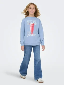 Discount ONLY KIDS KIDS ONLY Blue Wide Flared Jeans