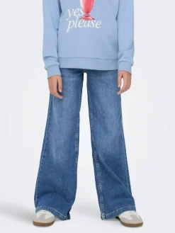 Discount ONLY KIDS KIDS ONLY Blue Wide Flared Jeans