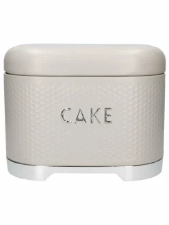 Clearance Kitchencraft Cream Textured Square Cake Tin Durable Storage