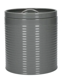 Online Kitchencraft 3 Pieces Storage Canisters Grey