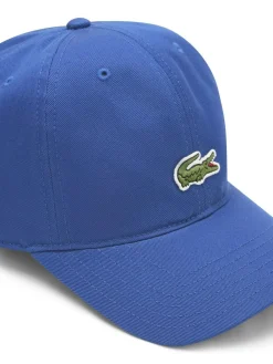 Online Lacoste Blue Core Croc Cap