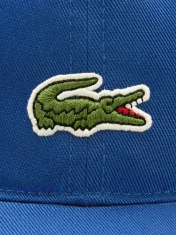 Online Lacoste Blue Core Croc Cap