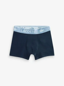Clearance Lacoste Blue 5-Pack Solid Boxers