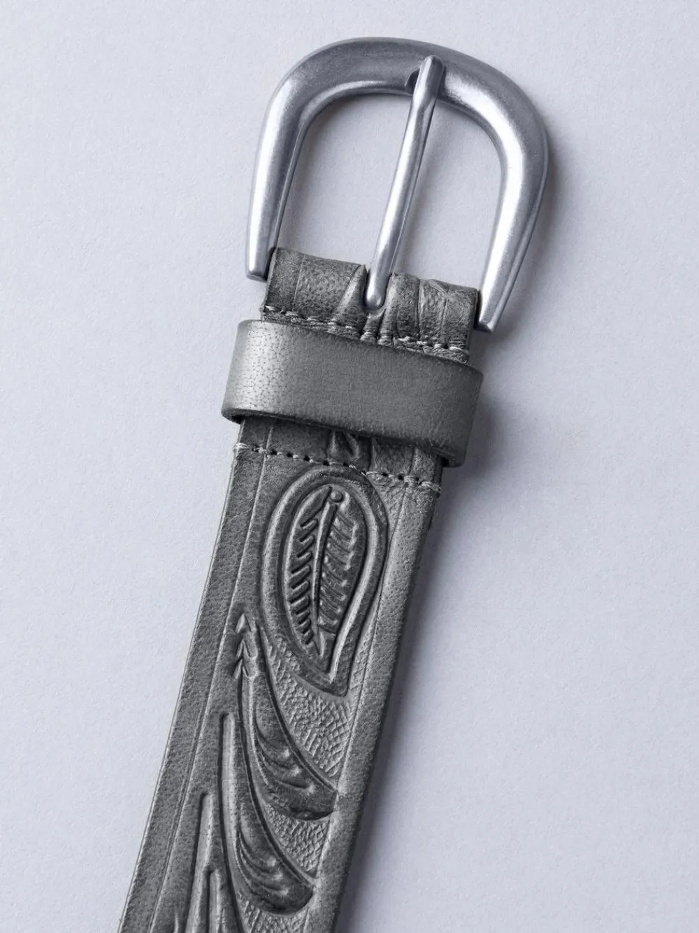 Outlet Lakeland Leather Embossed Belt Black