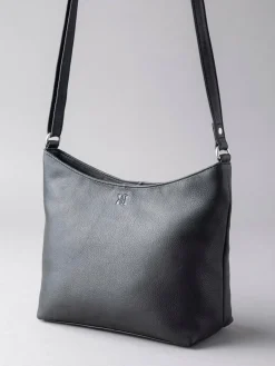 Discount Lakeland Leather Grasmere Cross-Body Bag Black