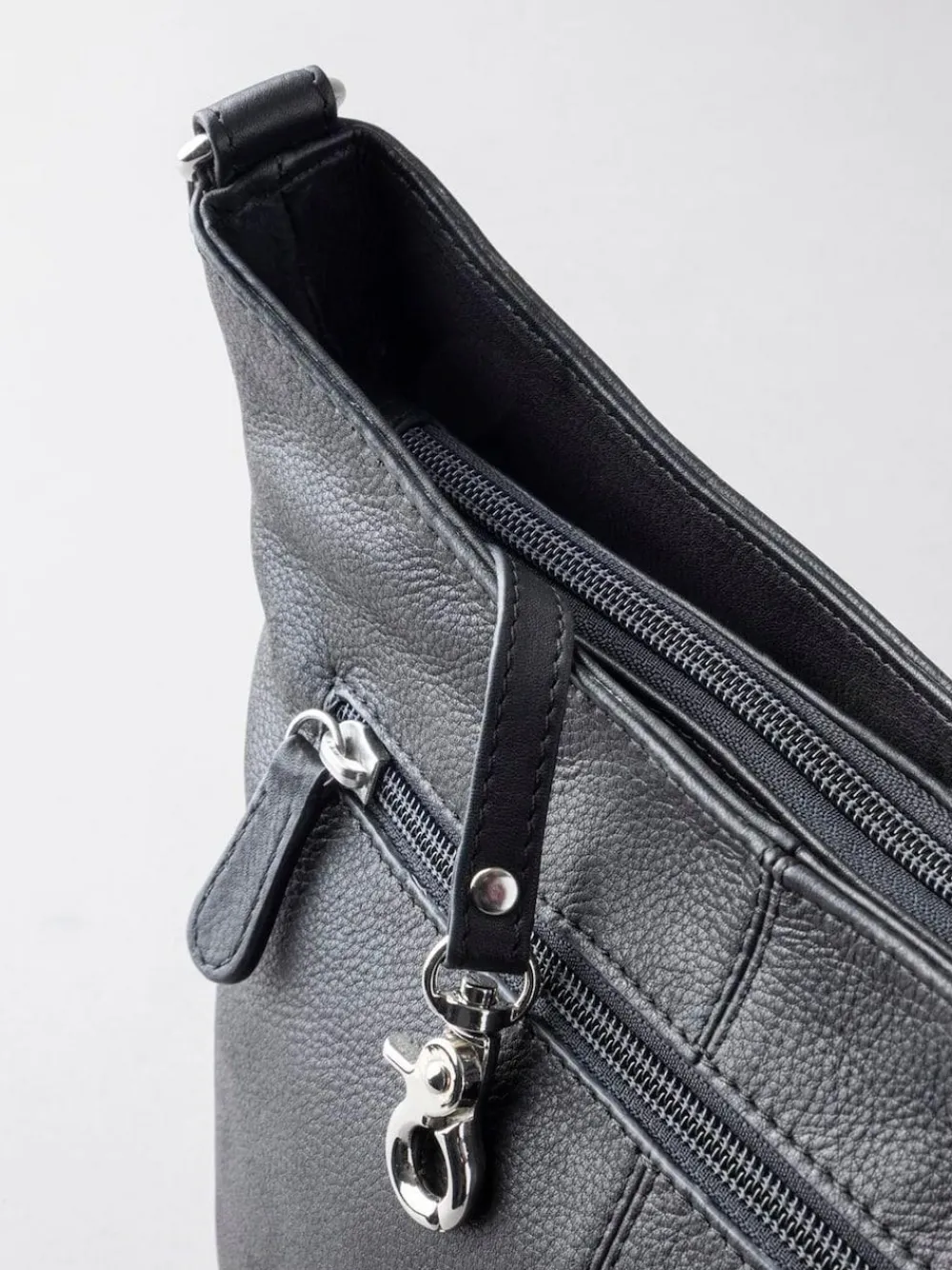 Discount Lakeland Leather Grasmere Cross-Body Bag Black