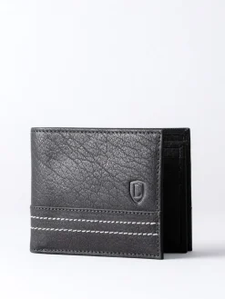 Lakeland Leather Black Keswick Leather Wallet^ Wallets