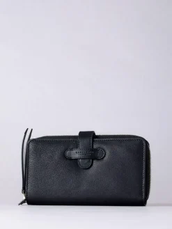 Online Lakeland Leather Newby Tab Purse Black