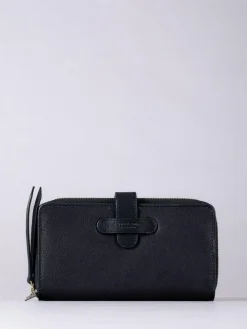 Online Lakeland Leather Newby Tab Purse Black
