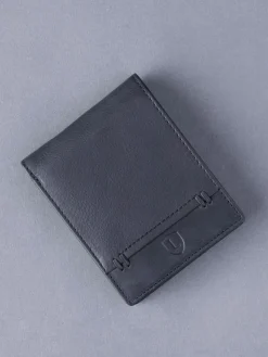Lakeland Leather Black Stitch Bi-Fold Wallet