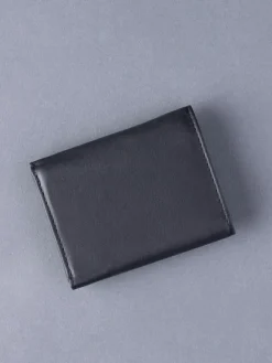 Lakeland Leather Black Stitch Tri-Fold Wallet^ Wallets