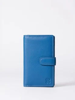 Lakeland Leather Blue Medium Tab Purse^Women Purses