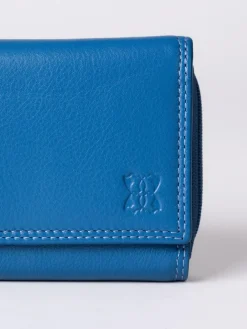 Online Lakeland Leather Blue Small Purse