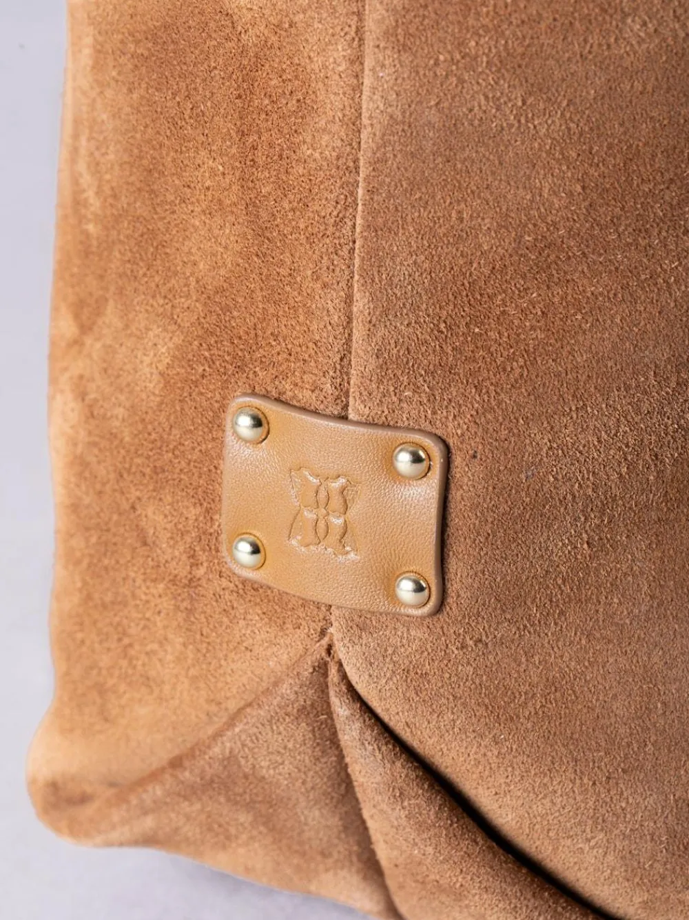 Clearance Lakeland Leather Brown Buttermere Suede Hobo Bag